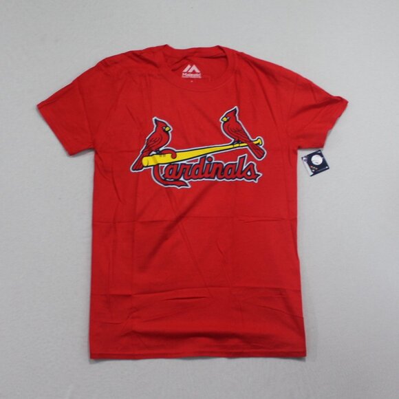 Majestic Men Red tee Shirt St Louis Cardinals Goldschmidt 46 Medium - Picture 1 of 9